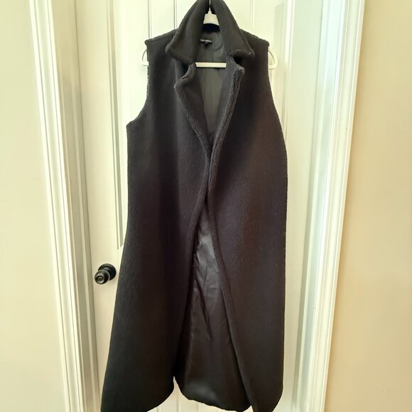 Coco + Carmen Long Sleeveless Coat - Sz S/M - Picture 1 of 10
